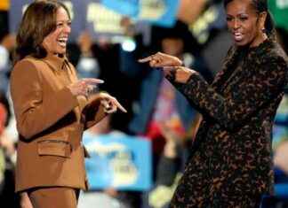 Michelle Obaman ensimmäinen vaalitilaisuus tänä vuonna: Kamala Harrisilla vahva kortti. news-28102024-224216