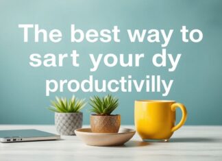 Parhaat tapat aloittaa päiväsi tuottavasti The best way to start your day productively