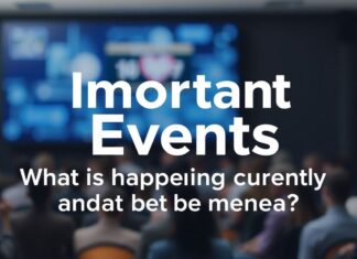 Tärkeitä tapahtumia: Mitä nykyhetkellä tapahtuu ja mitä se merkitsee? Important Events: What is happening currently and what does it mean?